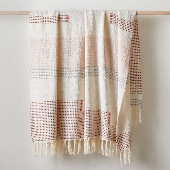 West Elm woven colorblock throw blanket - Picture 8 of 8